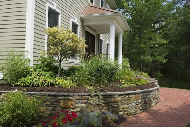 beautiful landscaping job enhanced home exteriors
