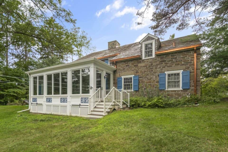 Cayuga Heights home with sunroom addition