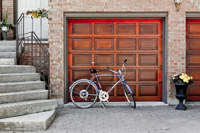 enhanced garage doors to improve a home's exterior